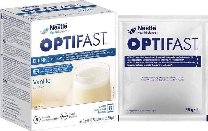 Image du produit Optifast Drink Vanille (Vanille, 8 pcs, 440 g)