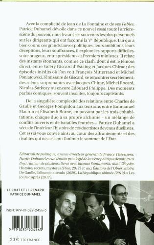 Produktbild Le Chat et le Renard : présidents et Premiers ministres (Französisch, Duhamel Patrice, 2024)