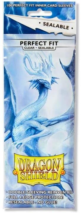 Actual product image Arcane Tinman ART13201 - Perfect Fit Inner Card Sleeves, Sealable - Clear(100)