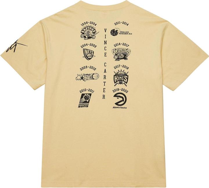 Actual product image Mitchell & Ness Vince Carter HALL OF FAME Premium Shirt cream - L (L)