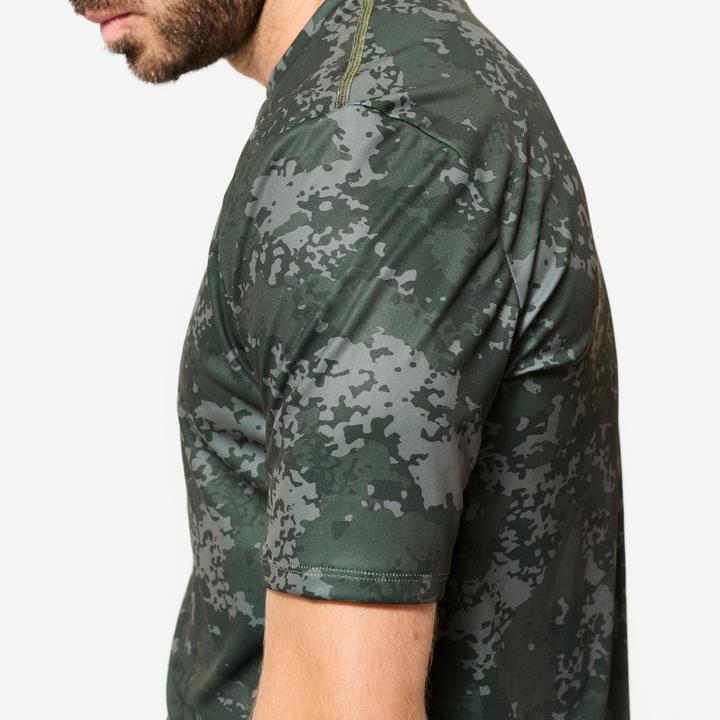 Actual product image Domyos T-Shirt Herren Rundhalsausschnitt atmungsaktiv - khaki (XXL)