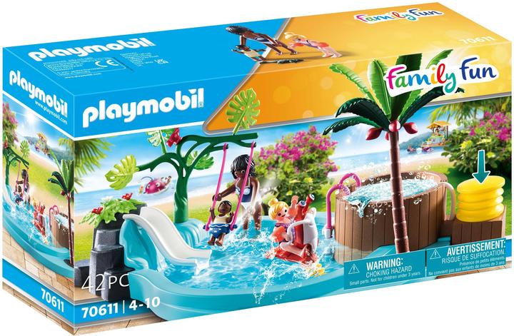 Produktbild Playmobil Kinderbecken mit Whirlpool (70611, Playmobil Family Fun)