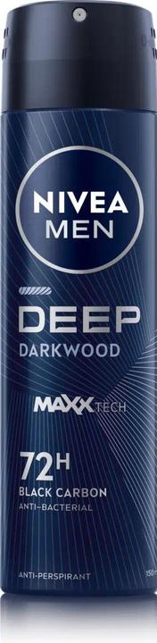 Produktbild NIVEA Men Deep Deodorant Spray Dry & Clean Feel 150 ml (Spray, 150 ml)