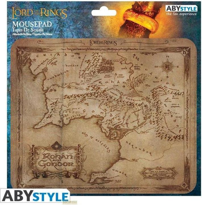 Image du produit ABYstyle LORD OF THE RINGS - Tapis de souris flexible - Rohan Gondor map