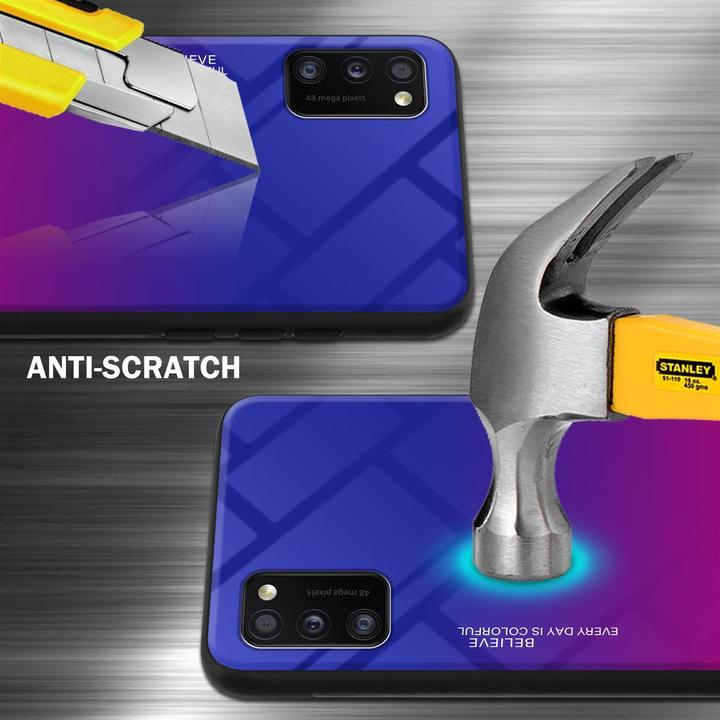 Actual product image Cadorabo TPU 2 colors glass cover (Samsung Galaxy A41)