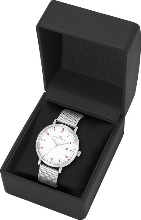 Immagine prodotto Orologio al quarzo Arakon II in acciaio inox argento - 34110 (Orologio da polso analogico, 42 mm)
