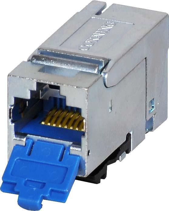 Produktbild Corning Keystone xs500 Kat6A Modul geschirmt CAXXSM-00104-C001 (Keystone Modul)