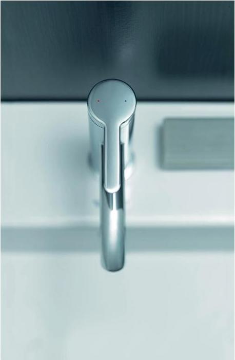 Produktbild Duravit Einhebel-Waschtischmischer C.1 S ohne Zugstangen-Ablaufgarnitur chrom