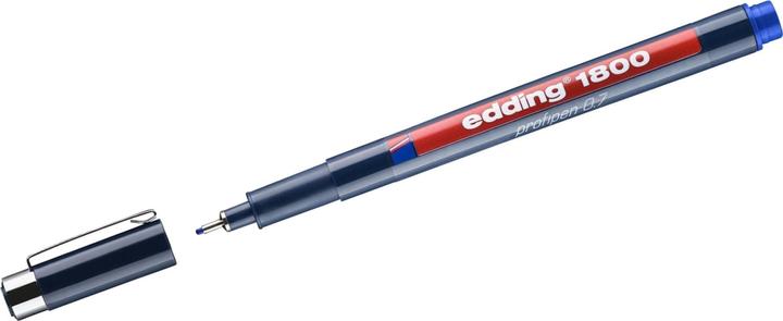 Produktbild Edding Faserzeichner Profipen 1800 (Blau, 1 x)