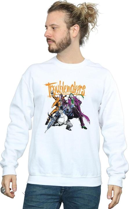 Immagine prodotto Felpa uomo Batman Troublemakers in cotone (4XL)