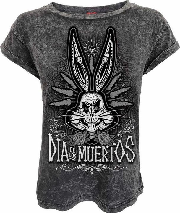 Immagine prodotto Looney Tunes Muertos Maglietta Bugs Bunny Risvolto Donna (S)