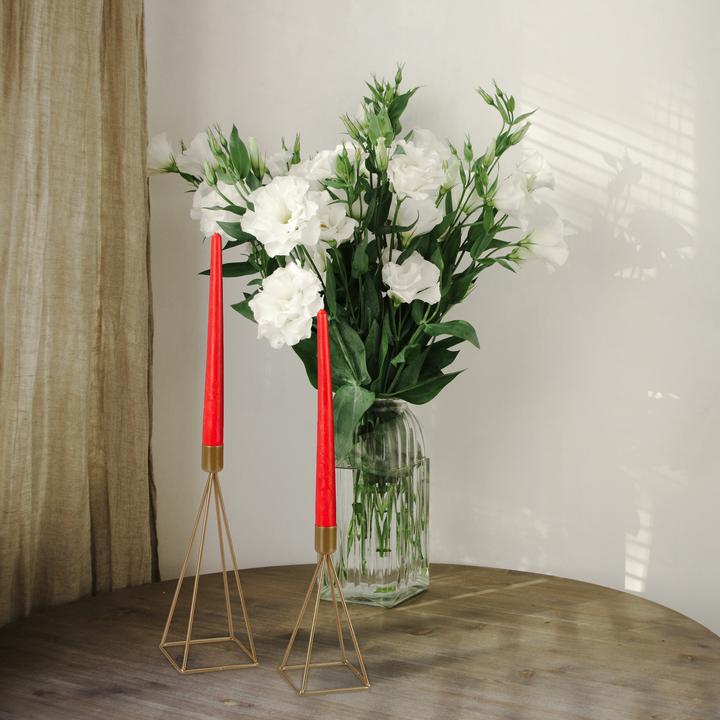 Produktbild Relaxdays 2-tlg. Kerzenständer Set (9 x 9 x 24 cm)