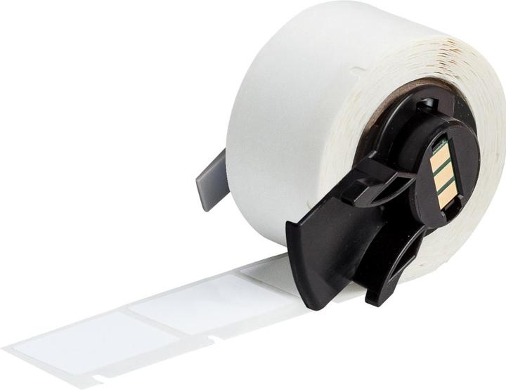 Produktbild Brady M6-103-498, Vinylgewebe, Weiss, matt, 25.40 x 31.75 mm, wiederablösbar (250 E.)