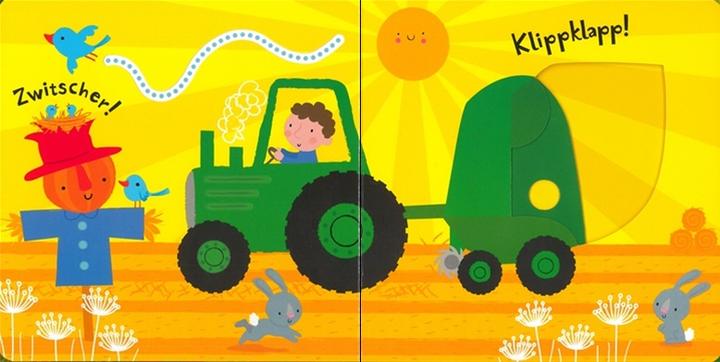 Actual product image Baby's first sliding book: Farm (German)