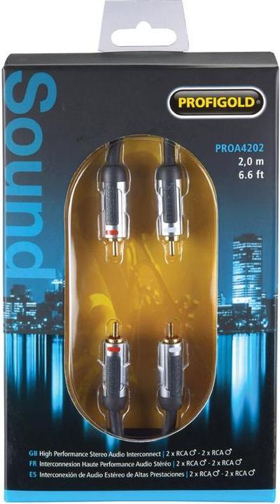 Immagine prodotto Profigold Interconnessione audio stereo SKY (2 m, Cinch)