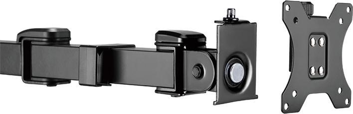Produktbild LogiLink 2-Fach Monitorhalterung 17 - 32"Ärmlaenge verstellbar (Tisch, 32")