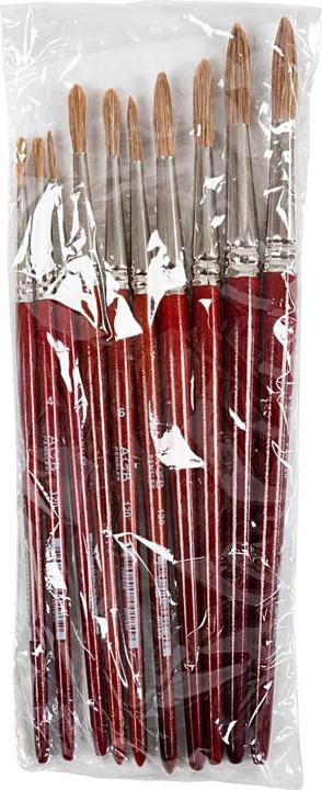 Creativ Company Brushes, 10 pieces.