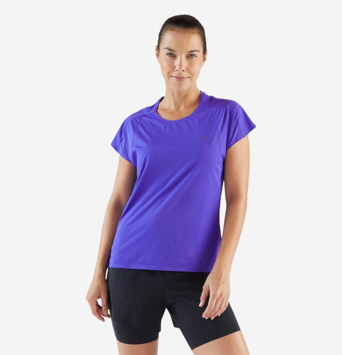 Kiprun Laufshirt kurzarm Damen leicht - Run 900 Light violett