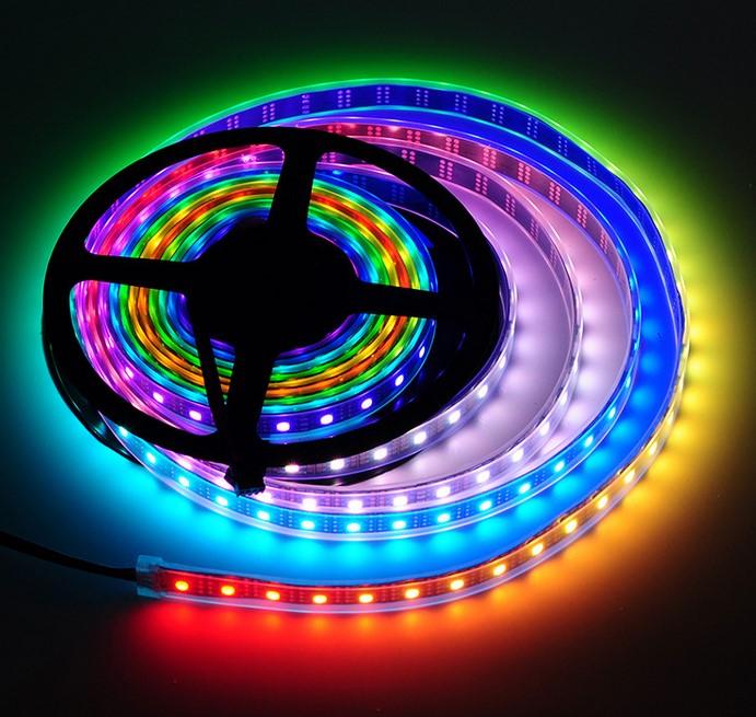 Actual product image OEM APA102 (DotStar) LED-Strip 60 LED/Meter 1 meter
