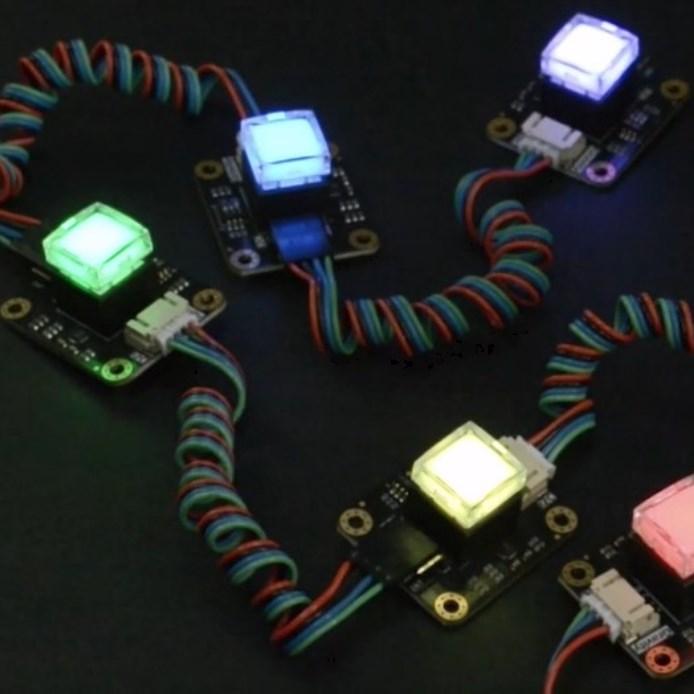 Immagine prodotto DFRobot Modulo pulsante LED RGB I2C a gravità
