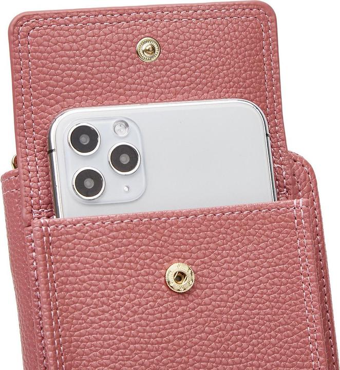 Immagine prodotto Cover-Discount Portafoglio a tracolla con tasca per smartphone rosa