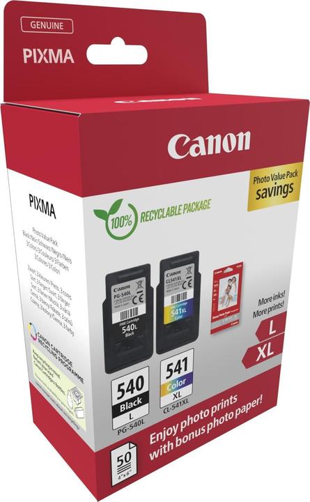Produktbild Canon PG-540L/CL-541XL Photo Value Pack (BK, Color)