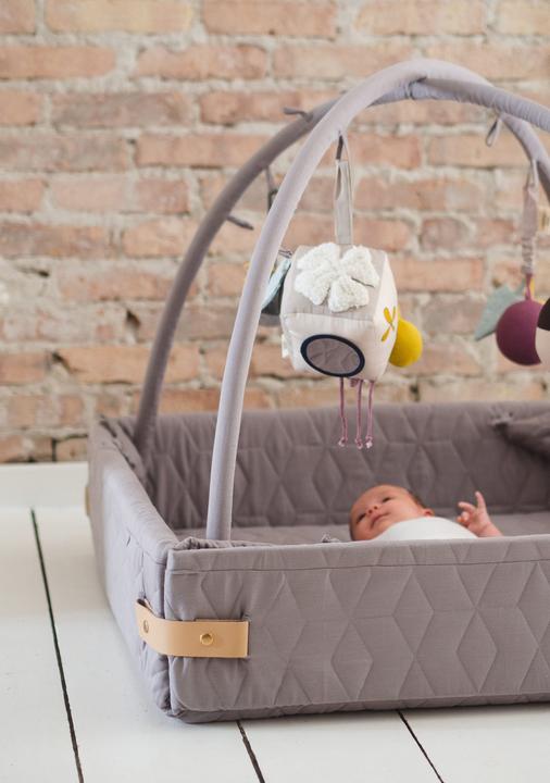 Immagine prodotto Filibabba Aktivitätsnest - Weiches Quilt Dark Grey