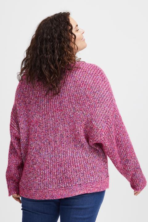 Actual product image Fransa Plus Size Selection - FPSPOTTA PU 1 - Jumper - 20612924 (S)