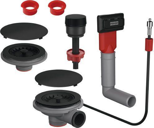 Produktbild Franke Color Line Ablaufgarnitur mit Automatik-Stopper, 2 Kammern (Ablaufgarnitur)