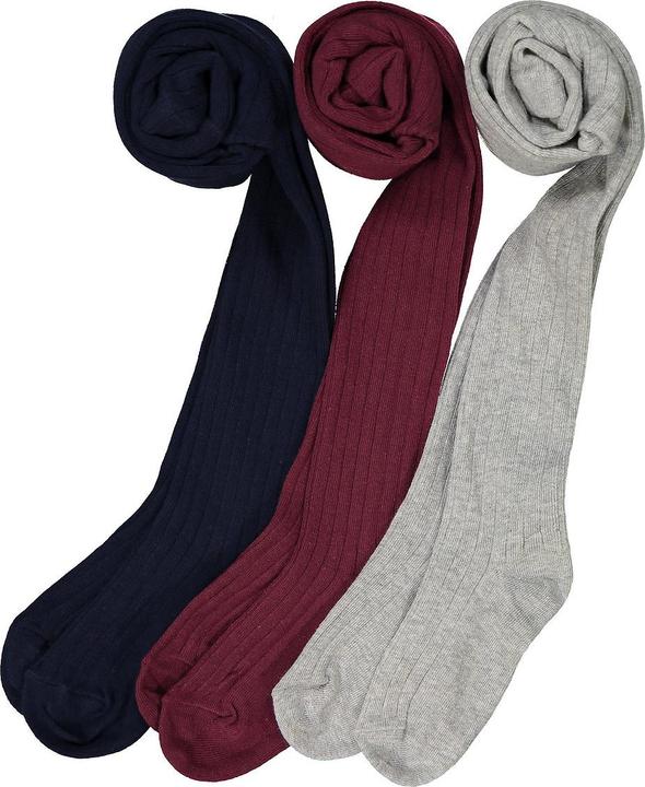 Produktbild La Redoute Collections 3er-Pack gerippte Strumpfhosen (23 - 26)