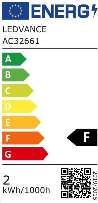 Label énergétique Osram Lampe LED à réflecteur (E14, 1.50 W, 110 lm, 1 x, F)