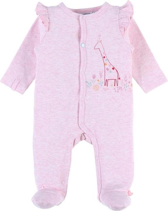 Produktbild Noukies Strampler Jersey mit Giraffe Rosa Gr. 74 (74)