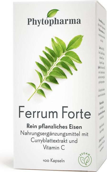 Produktbild Phytopharma Ferrum Forte (100 Stück, Kapseln, 89 g)