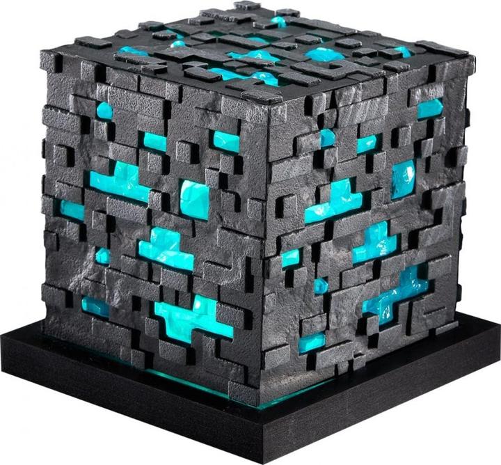 Actual product image Noble Collection Minecraft Replik Illuminating Diamond Ore Cube 10 cm