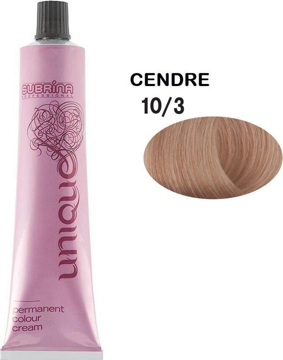 Immagine prodotto Subrina Professional Unique Tintura Permanente per Capelli 103 Biondo Chiaro Cendre - 100 Ml (103 Cendre biondo chiaro)