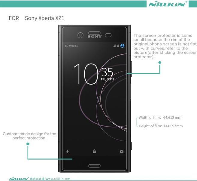 Produktbild Nillkin Matte Series (1 Stück, Sony Xperia XZ1)