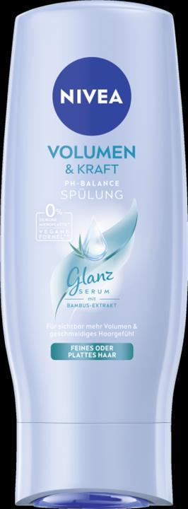 Produktbild NIVEA Volumen & Kraft Spülung, 200 ml Shampoo (200 ml, Flüssiges Shampoo)