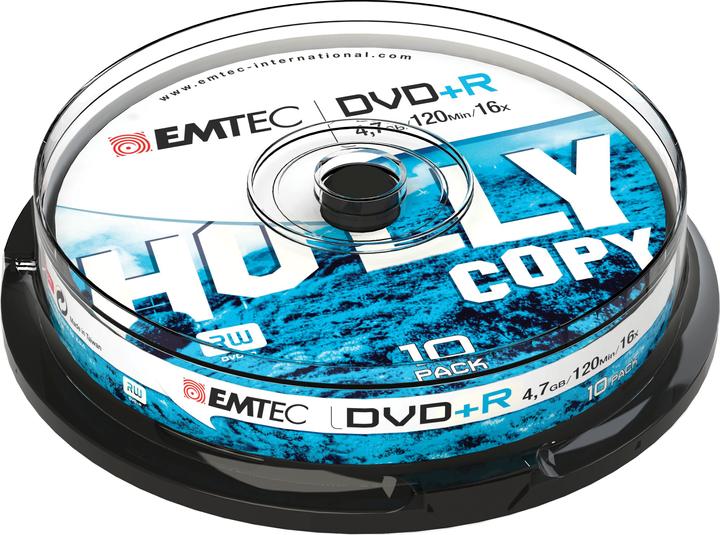 Produktbild Emtec DVD+R 4,7GB 16x Cake Box (10) (10 x)