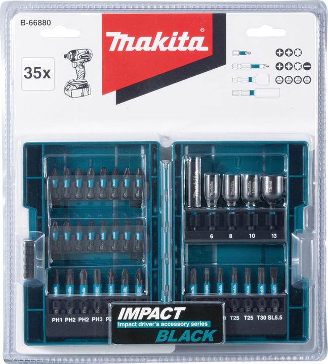 Produktbild Makita Bit-Set (Kreuz Phillips PH M2, Innensechsrund TX M20, Innensechsrund TX M25, Kreuz Phillips PH M1, Innensechsrund TX M15, Kreuz Pozidriv PZ M3, Innensechsrund TX M30, Kreuz Phillips PH M3, Kreuz Pozidriv PZ M2, Kreuz Pozidriv PZ M1)