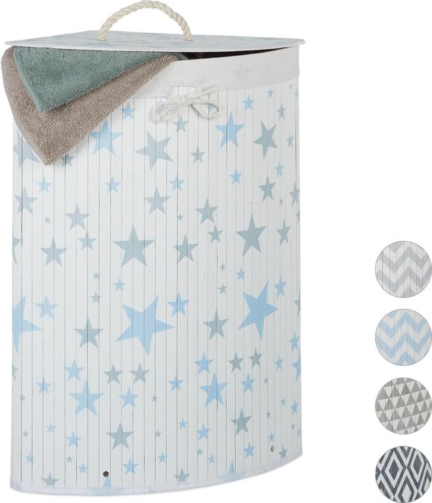 Produktbild Relaxdays Eckwäschekorb (60 l)