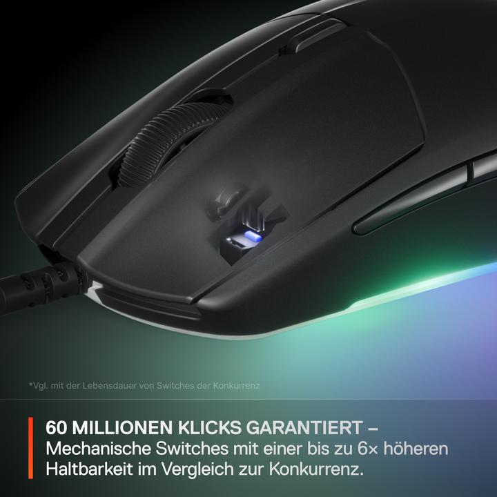 Actual product image SteelSeries Rival 3 Gen 2 - Black (Cable)