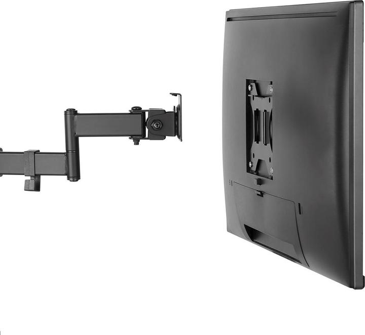 Image du produit Maclean MC-984 LED LCD Monitor Arm Bracket for Pole Mounting 8kg 28-60mm Extendable Folding 17-32" (bras (Tables, 32")