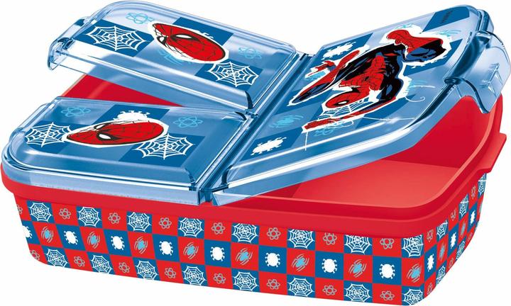 Actual product image Magni Spiderman lunch box, three parts