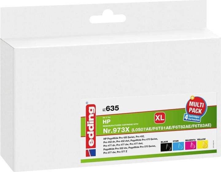 Edding Tinte Kombi-Pack (M, BK, C, Y)