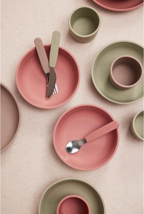 Actual product image Filibabba Silicone cutlery set