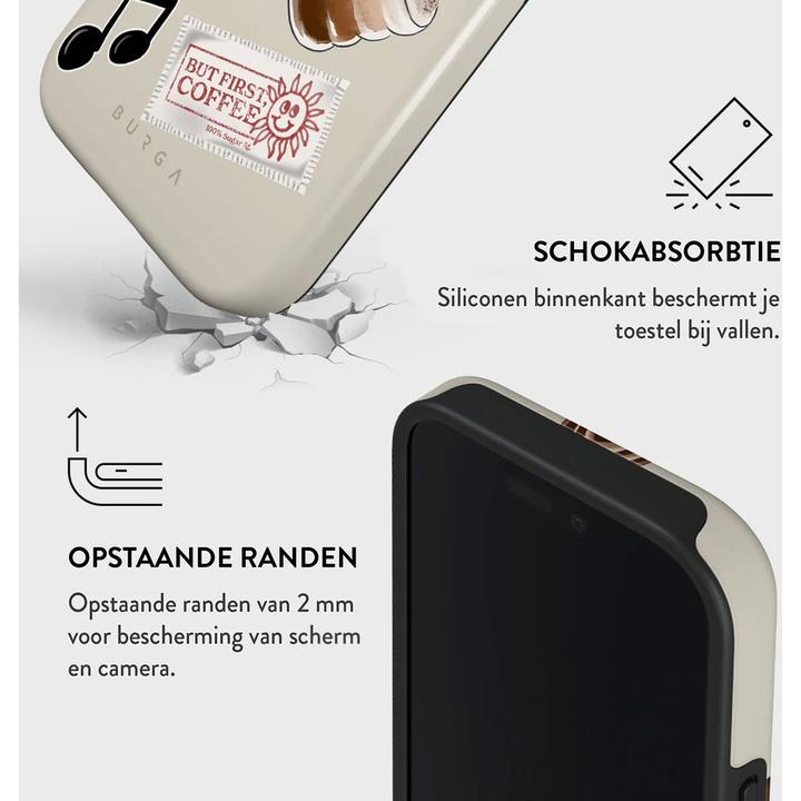 Productafbeelding Burga Tough MagSafe Case Apple iPhone 16 Pro - Oat Milk Please (Apple iPhone 16 Pro)