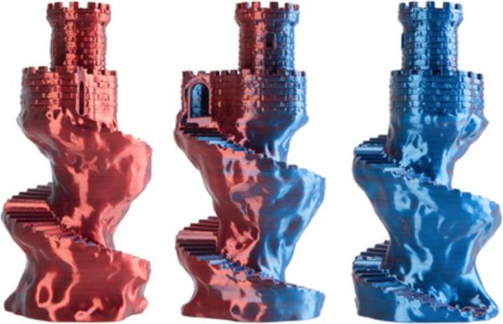 Image du produit Filament · PLA Magic SILK · FIRE & ICE · 1.75mm · 1kg (PLA, 1.75 mm, 1000 g, Multicolore)