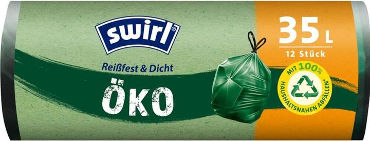 Swirl Müllbeutel Öko Zugband 35l 8er (12 x, 35 l)