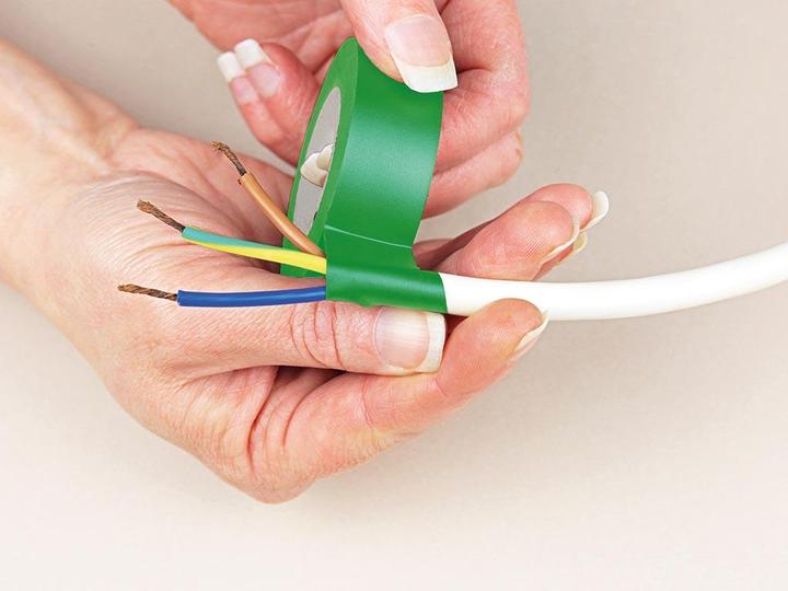 Actual product image Nitto INSULATING TAPE - GREEN - 19 mm x 10 m (19 mm)