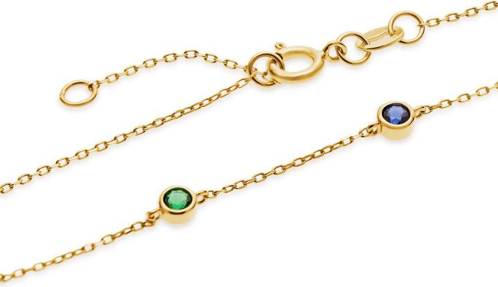 Actual product image Favs Armband Colorful (19 cm, 375 yellow gold)